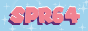 SuperPilkyRose64 banner. The logo says SPR64 in pink text, and the background is light blue with sparkles.